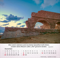 Kalender Israel Shalom - Tischkalender