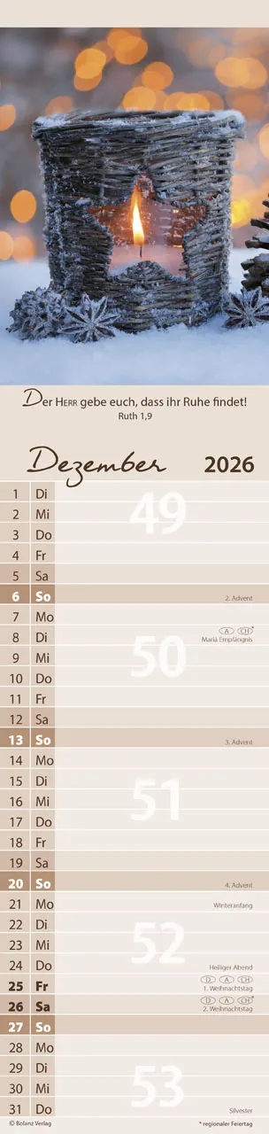 Für Alle - Streifenterminkalender