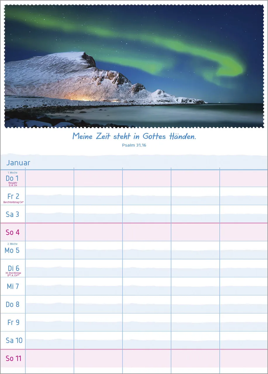 Multiplaner - Posterkalender
