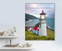 Calendrier Phares, Leuchttürme, Lighthouses - trilingue allemand, français, anglais - Super...