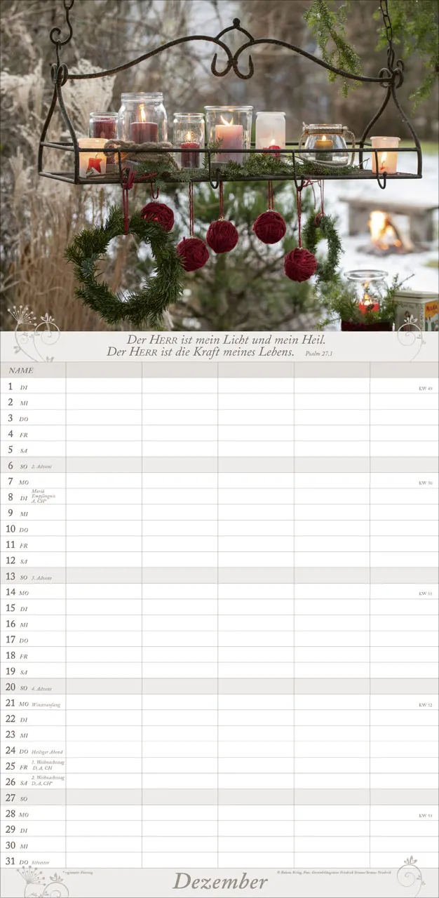 Gartenfreude Familienplaner