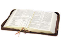 Étui pour Bible « Kansas » pour Bible d'étude MacArthur - cuir véritable rustique et résistant