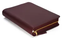 Étui pour Bible pour les éditions standard Schlachter 2000 - Cuir de vachette, grain fin,...