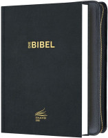 Édition standard Schlachter 2000 avec étui en cuir véritable - Étui en cuir véritable légèrement...