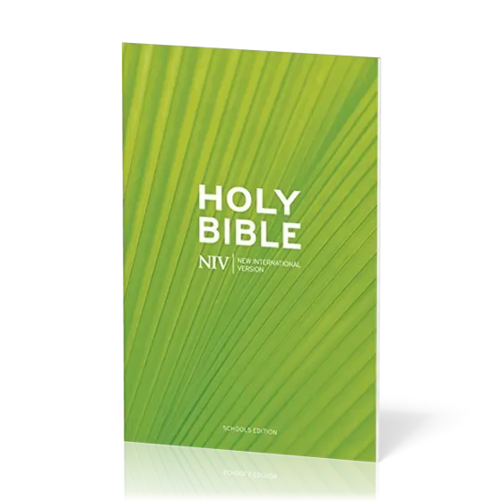 Anglais, Bible NIV, School's Edition - cartonnée