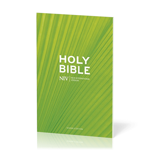 Anglais, Bible NIV, School's Edition - cartonnée