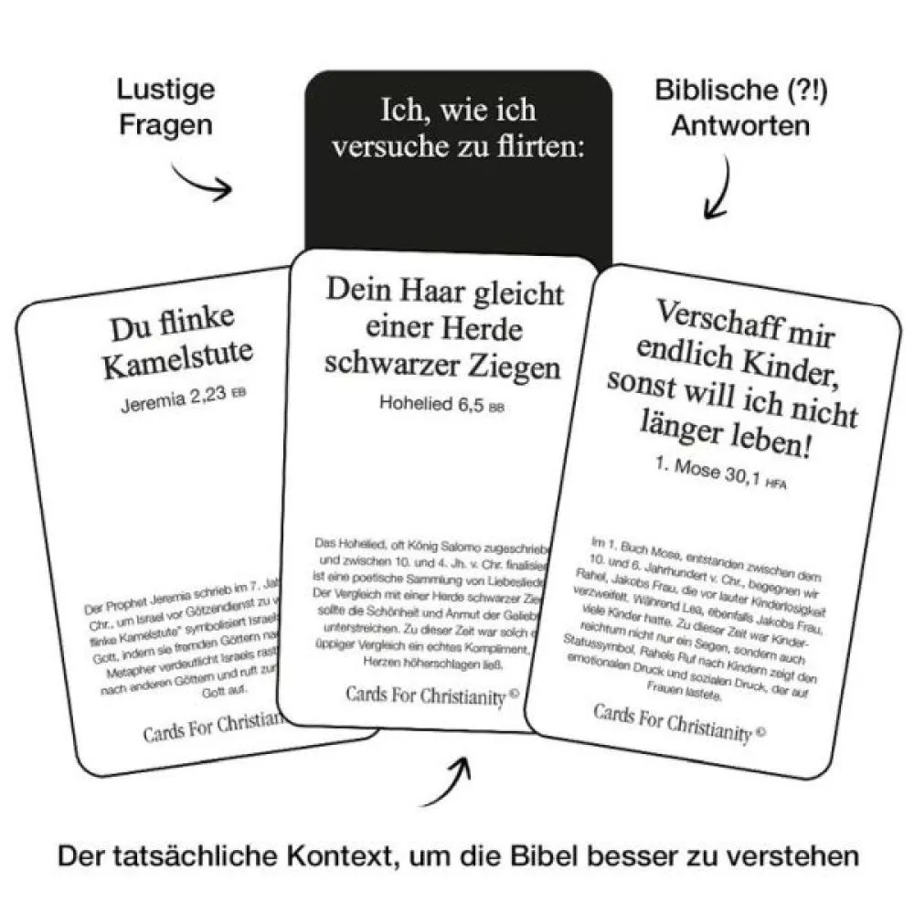 Cards for Christianity - Das Kartenspiel für mehr Humor im christlichen Glauben