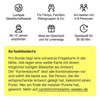 Cards for Christianity - Das Kartenspiel für mehr Humor im christlichen Glauben