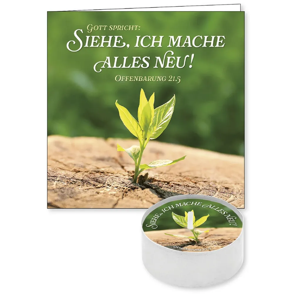 Gott spricht: Siehe, ich mache alles neu - Top-Motiv (Lichtgruß) - Jahreslosung 2026 - mit...