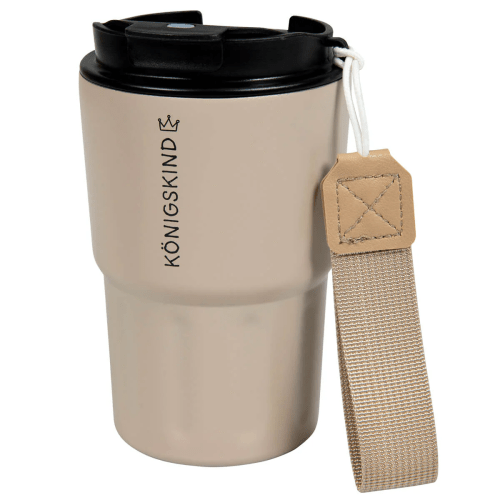 Königskind - Thermobecher (Edelstahl sand)