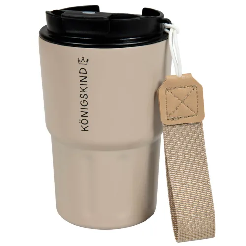 Königskind - Thermobecher (Edelstahl sand)