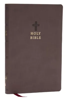 Anglais, Bible, New King James Version, similicuir brun fumée - NKJV Holy Bible, Value Ultra...