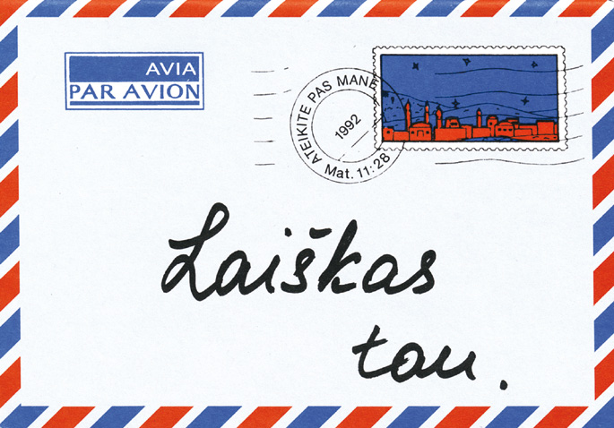 Lituanien, Une lettre pour vous - Laiskas tau