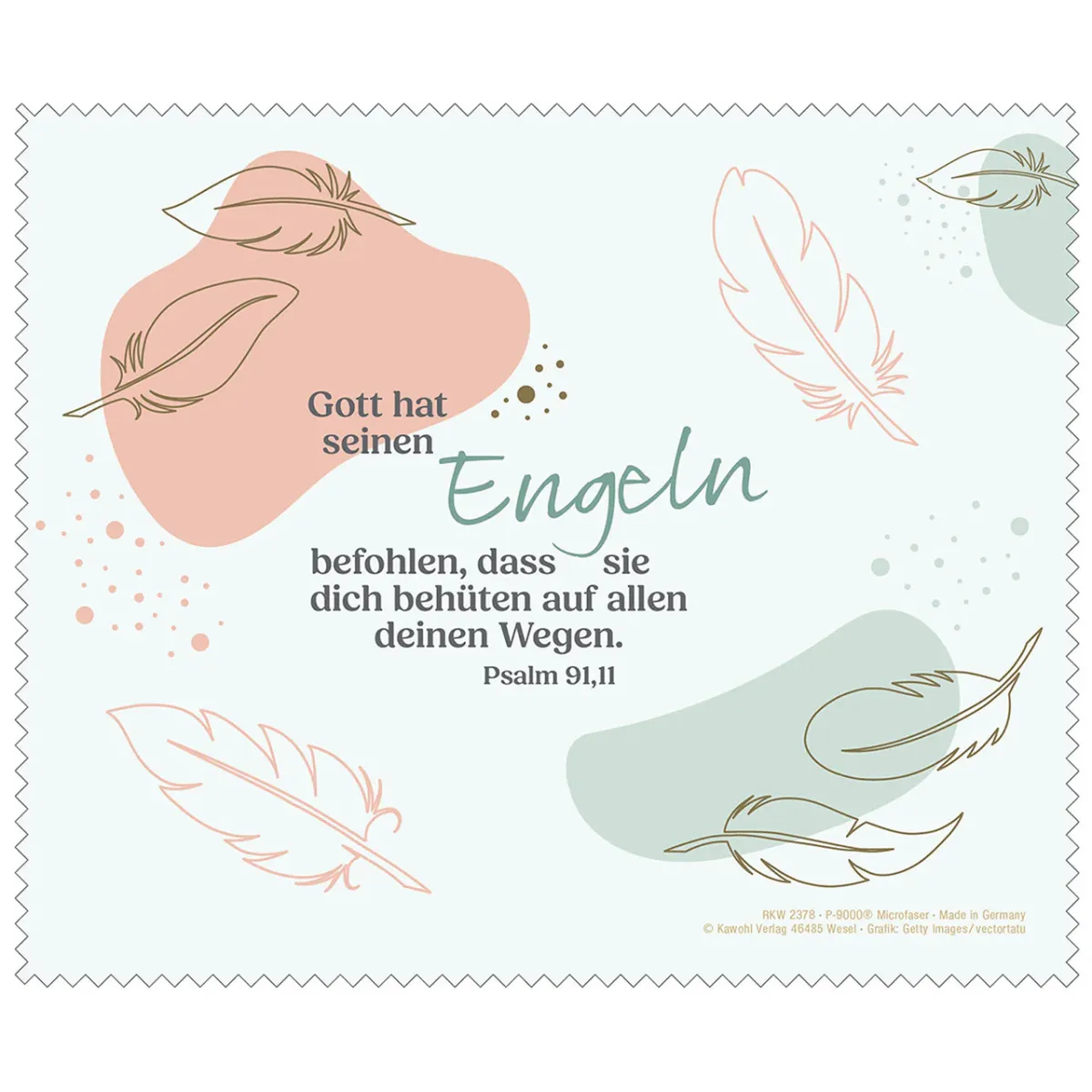 Gott hat seinen Engeln befohlen (Mikrofasertuch)