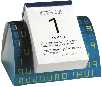 Calendrier Parole pour aujourd'hui - de table, modèle 3