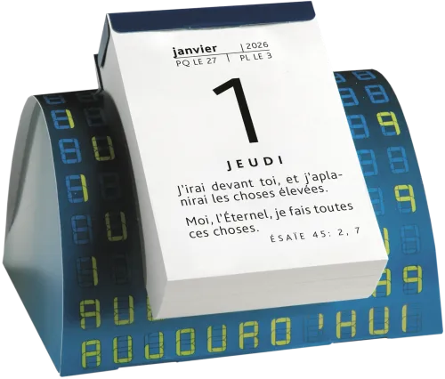 Calendrier Parole pour aujourd'hui - de table, modèle 3