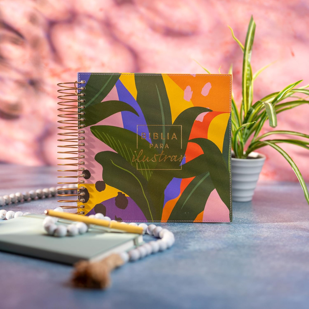 Espagnol, Bible, Reina Valera 1960, Biblia para Ilustrar, similicuir floral spiralé - Rvr 1960...