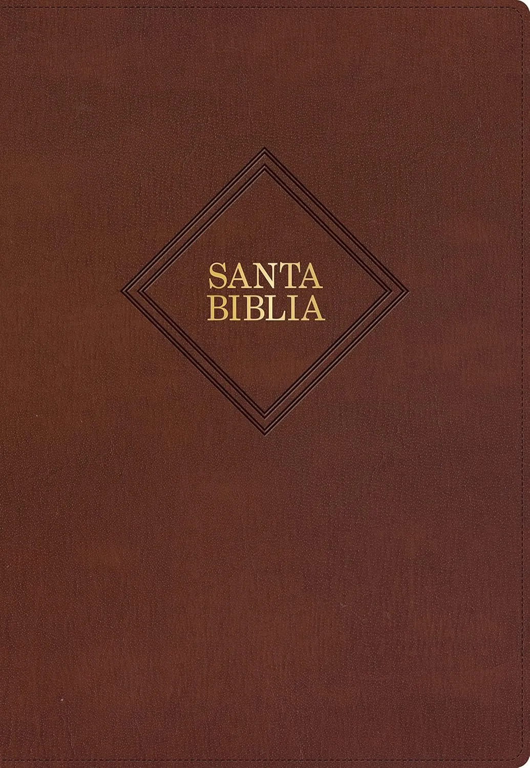 Espagnol, Bible, Reina Valera 1960, très gros caractères, fibrocuir marron - Rvr 1960 Biblia...