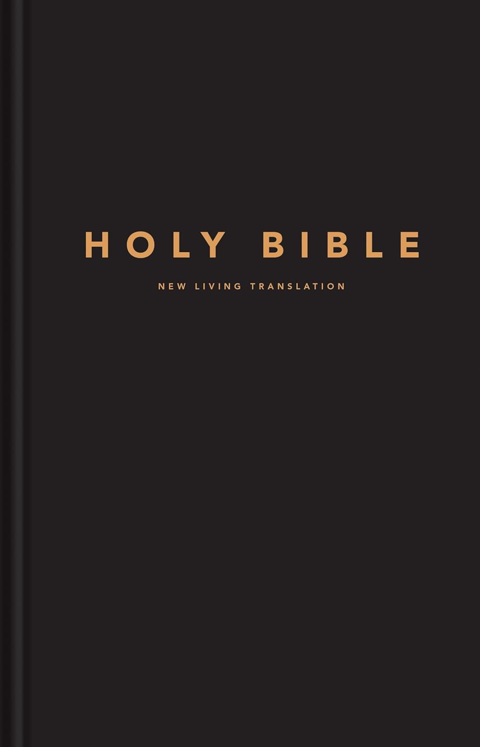 Anglais, Bible, New Living Translation, gros caractères, rigide noire - NLT Large Print Pew...