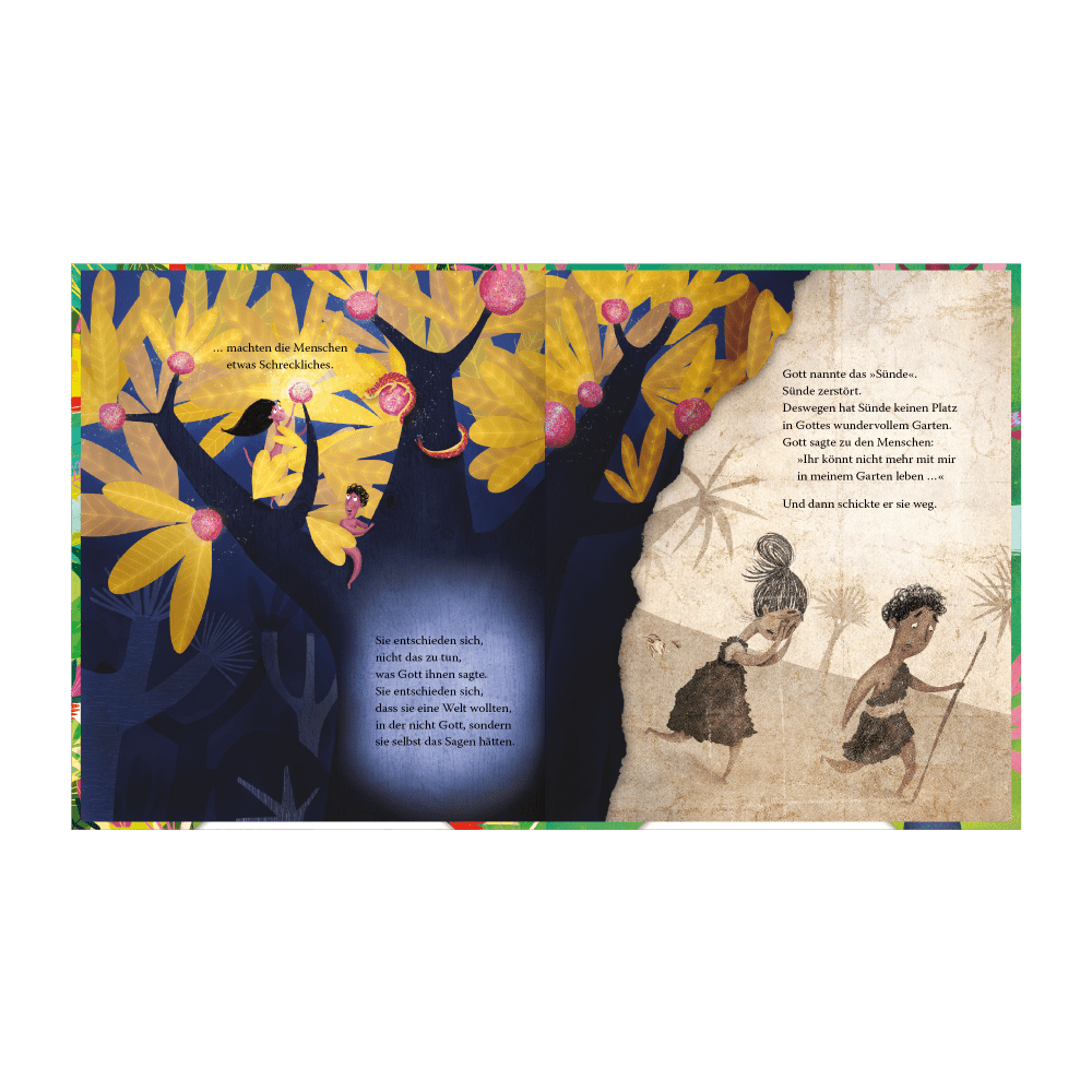 Der Garten, der Vorhang und das Kreuz