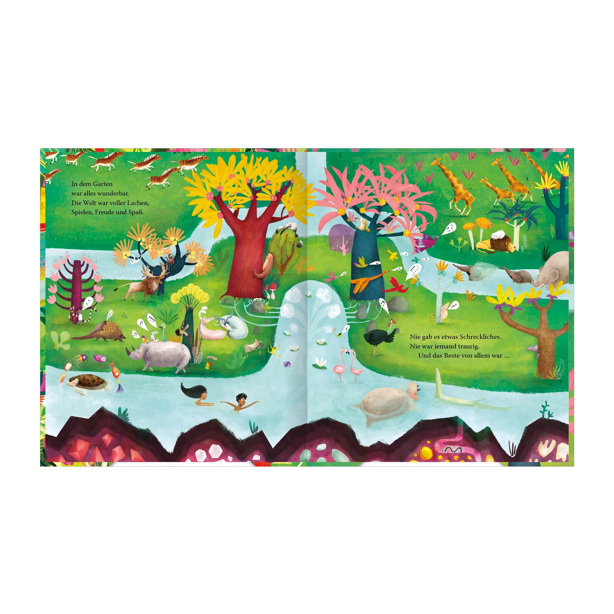 Der Garten, der Vorhang und das Kreuz