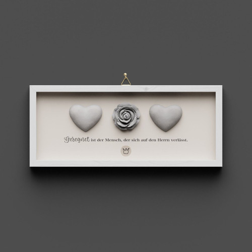 Cementini Wandbild Jer. 17,7-8 - Dekobild mit Aufhängung