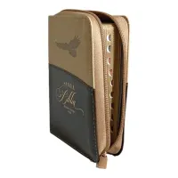 Spanisch, Reina Valera 1960 Bibel - Taschenformat gebunden, Kunstleder braun, Motiv Adler