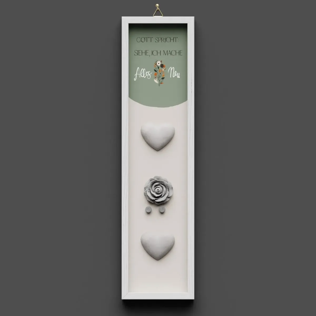 Cementini Wandbild Alles neu, lang - Jahreslosung 2026