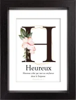 Mon Cadre Inspiration - H comme Heureux