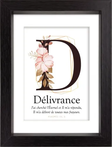 Mon Cadre Inspiration - D comme Délivrance