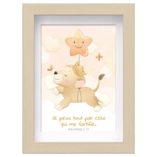Mon cadre inspiration enfant - Lionceau