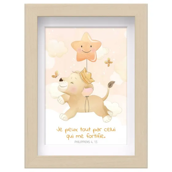 Mon cadre inspiration enfant - Lionceau