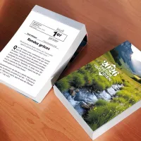 Trésor quotidien - Calendrier éphéméride, mural à effeuiller