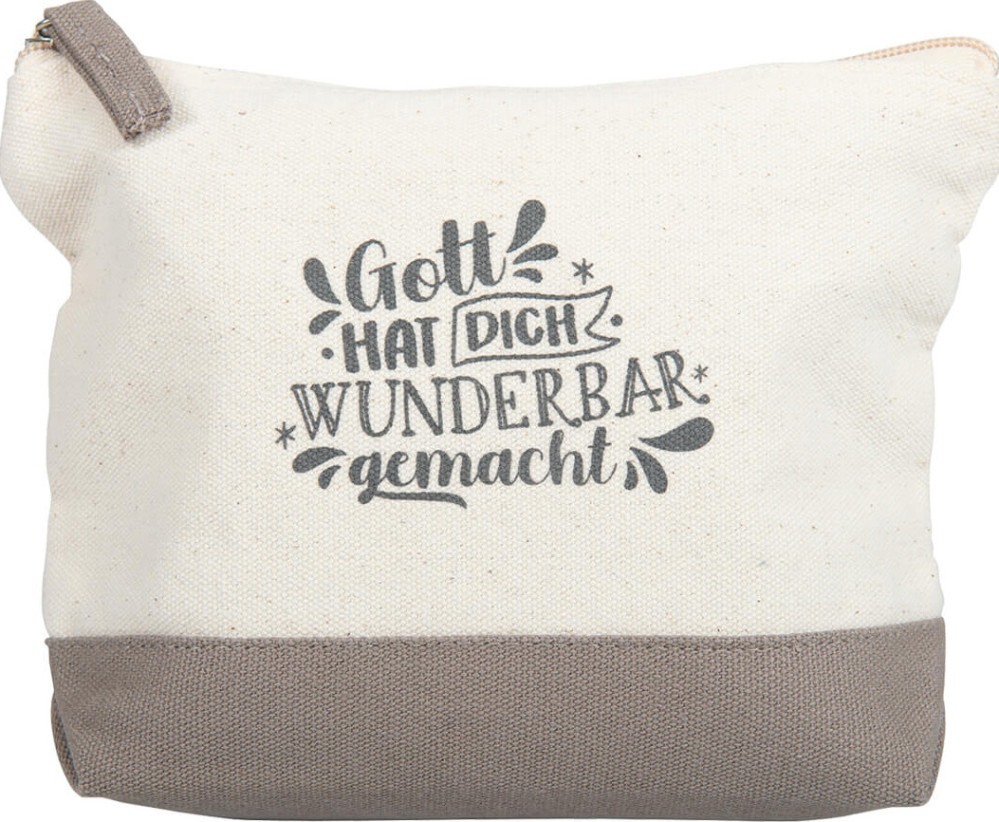 Gott hat dich wunderbar gemacht - Kosmetiktäschchen