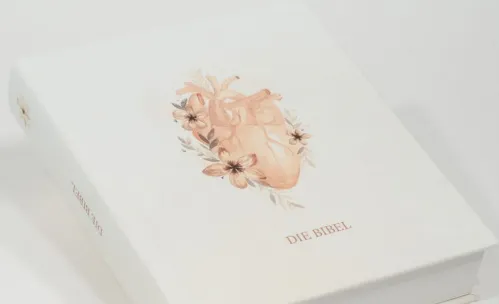 Sconi Bibel  "Herz" Bibel - mit Schreibrand