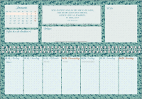 Meine fröhlich-bunte Segenswoche - Wochen-Tischkalender