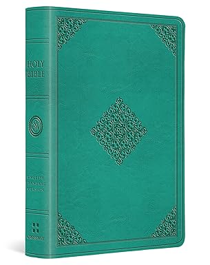 Anglais, Bible, English Standard Version, compacte, grands caractères, similicuir turquoise - ESV...