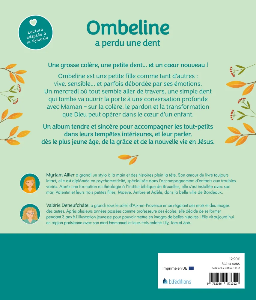 Ombeline a perdu une dent - Jésus dans ta vie c'est... comprendre que tu as besoin d'un cœur...