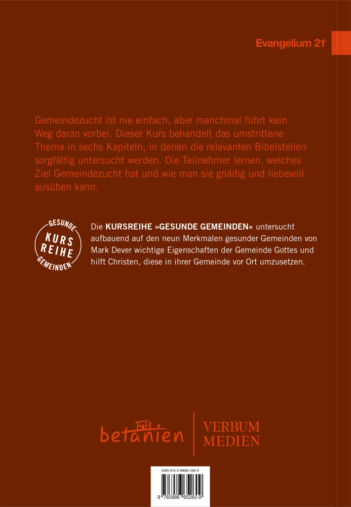 Einander schützen - Gemeindezucht