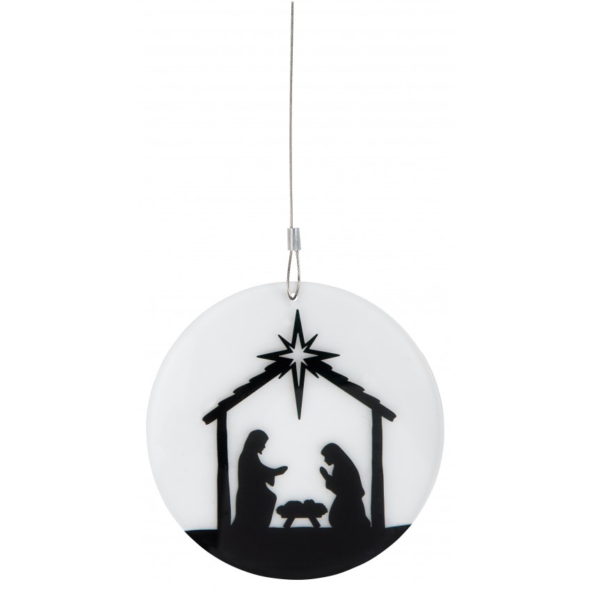 Suspension décorative Crèche en acrylique