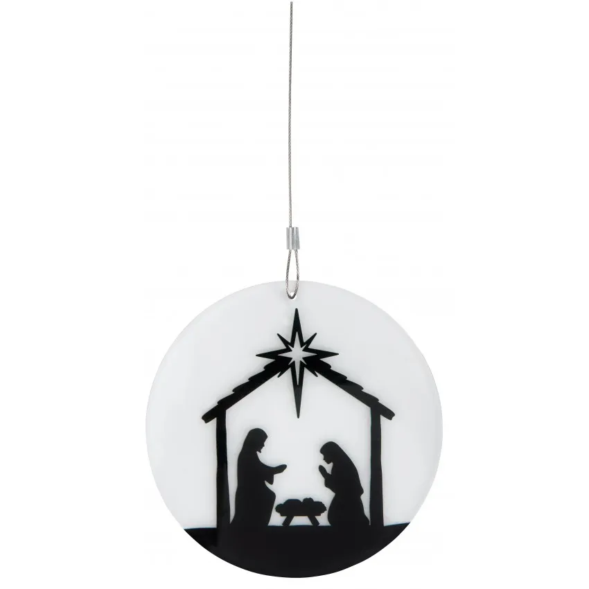 Suspension décorative Crèche en acrylique