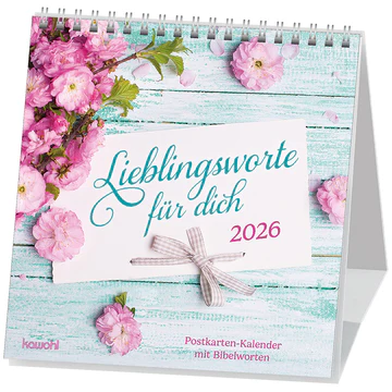 Lieblingsworte für Dich - Postkartenkalender