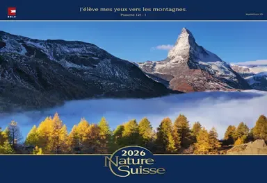 Nature suisse - calendrier mensuel grand format