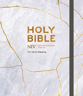 Anglais, Bible NIV, Verse Mapping Bible, Grey