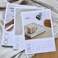 Wandkalender YOU ARE - mit stylischer Klammer zum Aufhängen