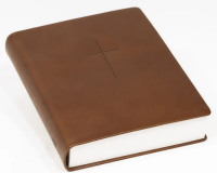 Sconi Bibel Bibel mit Kreuz dunkelbraun - mit Schreibrand