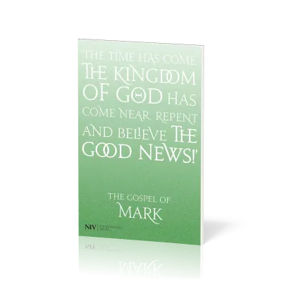 Anglais, Évangile de Marc NIV, vert - Gospel of Mark NIV