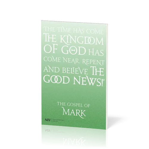 Anglais, Évangile de Marc NIV, vert - Gospel of Mark NIV
