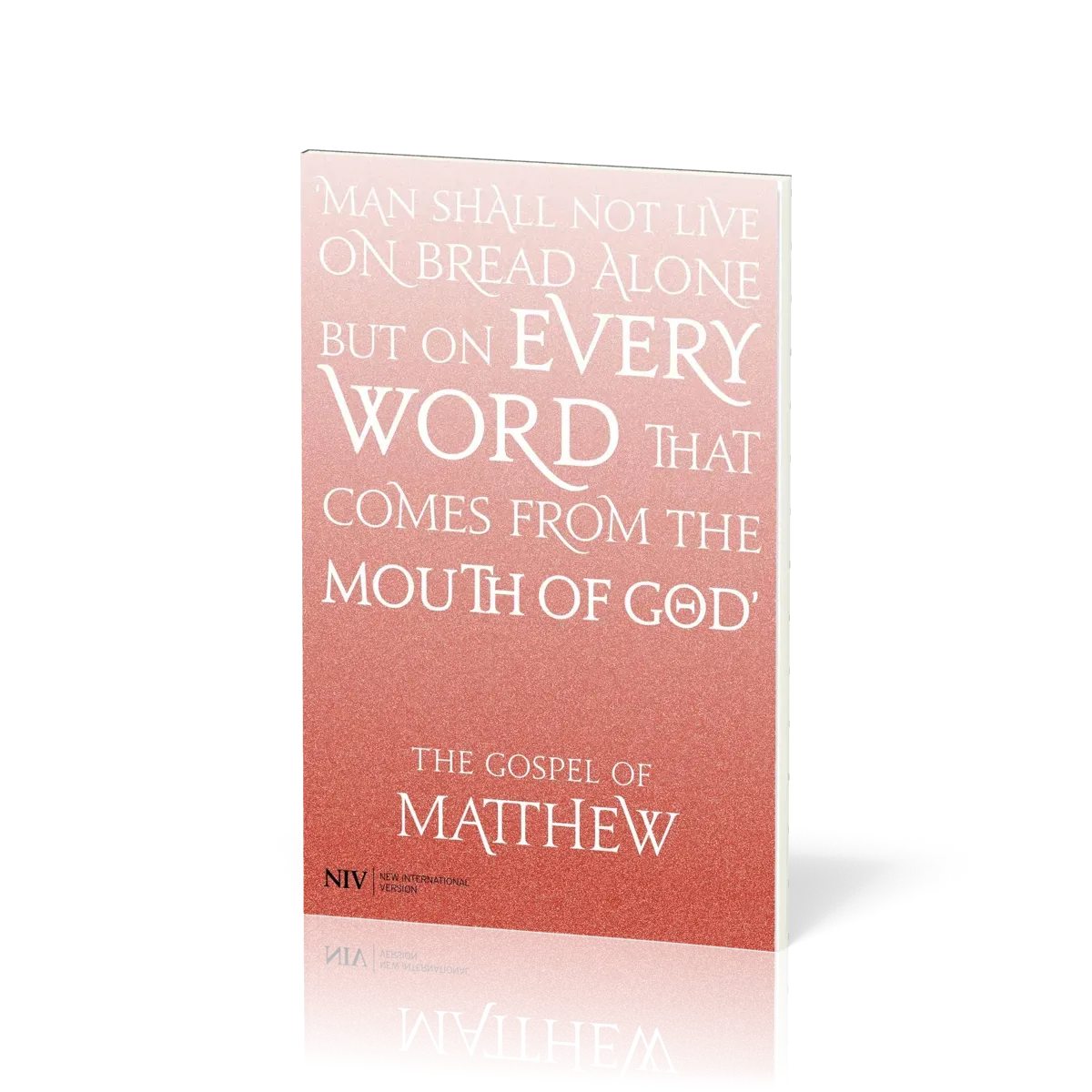 Anglais, Évangile de Matthieu NIV, orange - Gospel of Matthew NIV