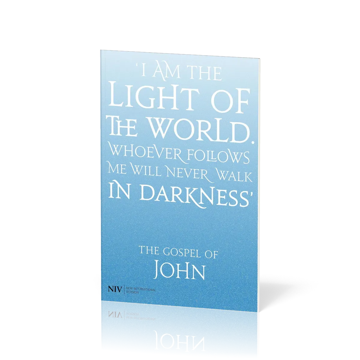 Anglais, Évangile de Jean, New International Version, NIV, bleu - Gospel of John NIV